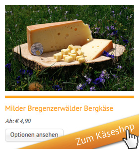 Milder Bergkäse im Shop